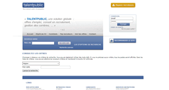 Desktop Screenshot of postesvacants.chercher.talentpublic.fr